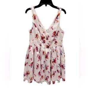 Prabal Gurung Floral Milkmaid Dress Sleeveless V Neck Size 4